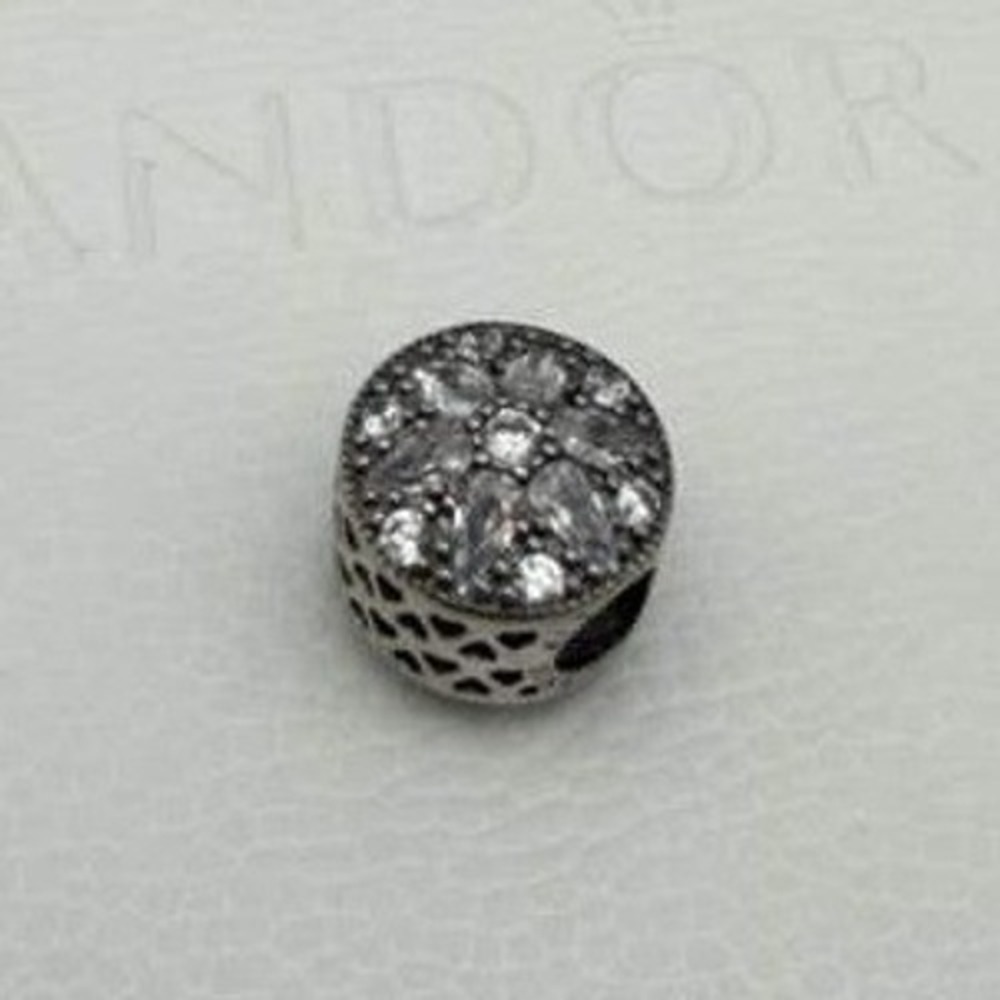Pandora Moments Coffee Cup & Newspaper Dangle Charm - Sterling Silver S925 - NWT